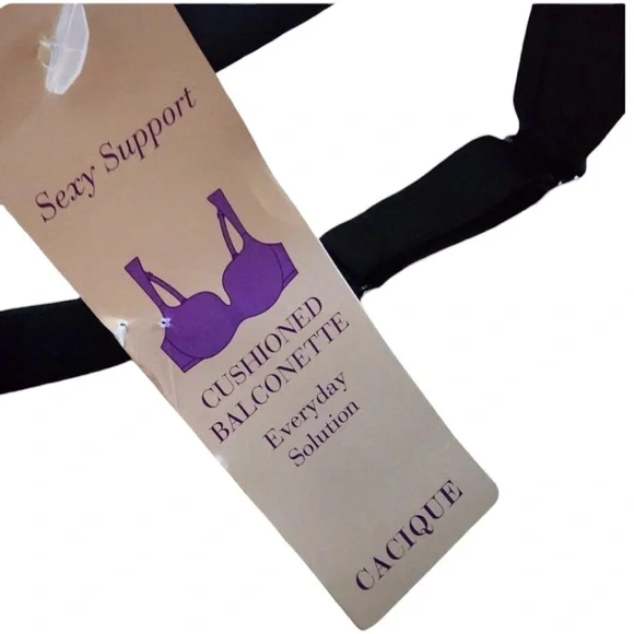 Cacique Sexy Cushioned Support Bra 46DD. New with tags - Picture 6 of 13